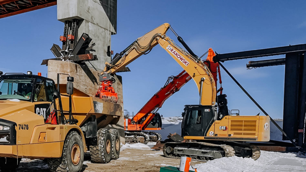 Borden Saskatchewan Bridge Demolition